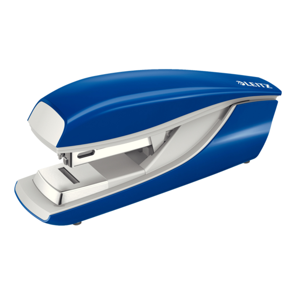 Capsator metalic Leitz 5505 NeXXt Series, 30 coli, capsare plata, 200 capse P3 incluse, albastru Capsator metalic Leitz 5505 NeXXt Series, 30 coli, capsare plata, 200 capse P3 incluse, albastru