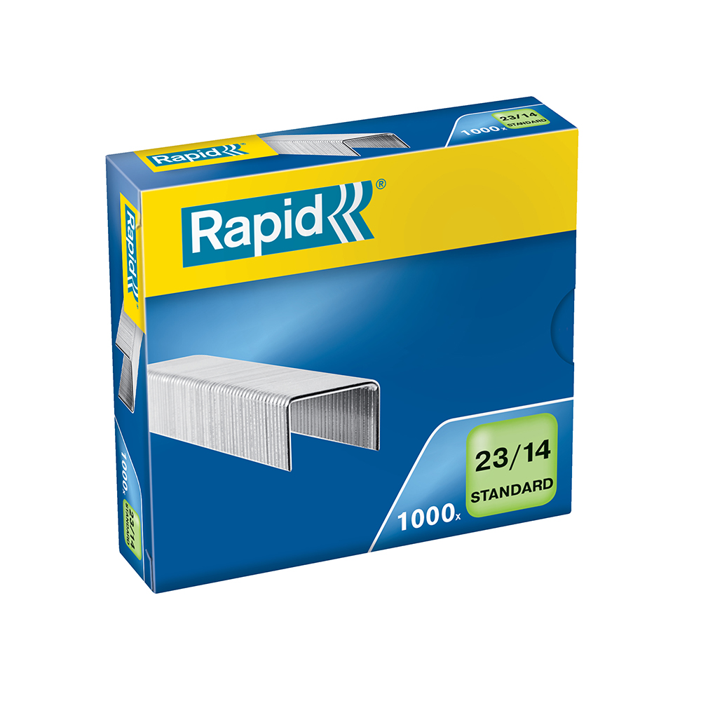 Capse Rapid Standard, 23/14, 80-110 coli, 1000 buc/cutie Capse Rapid Standard, 23/14, 80-110 coli, 1000 buc/cutie