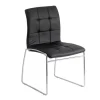 Scaun de bar reglabil imitatie piele intoarsa ABS 144 gri