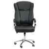 Scaun de birou din piele ecologica OFF 338 negru