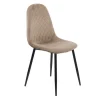 Scaun de bucatarie din catifea BUC 237X bej