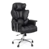 Scaun directorial din piele ecologica si spatar inalt OFF 623 negru Scaun directorial din piele ecologica si spatar inalt OFF 623 negru