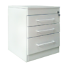 SMART 122/3 • Casetieră mobilă cu 3 sertare, blat metal SMART 122/3 • Casetieră mobilă cu 3 sertare, blat metal