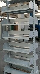 RACK 606  • Raft central de bibliotecă