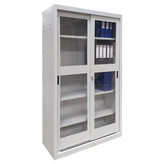 MATRIX A166P • Dulap metalic cu uși glisante plexiglas MATRIX A166P • Dulap metalic cu uși glisante plexiglas