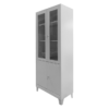 MATRIX C153  • Dulap 4 uși, plexiglas si metal