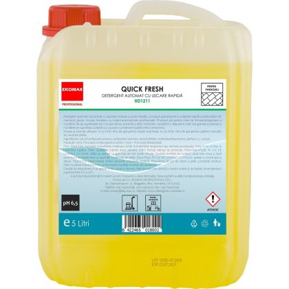 Quick Fresh detergent automat cu uscare rapida canistra 5 litri Quick Fresh detergent automat cu uscare rapida canistra 5 litri