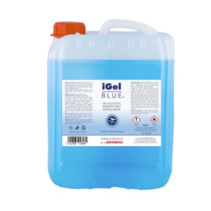 iGel Blue Gel alcoolic dezinfectant pentru maini canistra 5 litri iGel Blue Gel alcoolic dezinfectant pentru maini canistra 5 litri