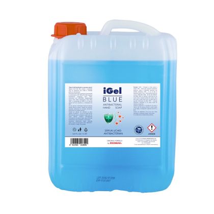 iGel Blue Antibacterial Hand Soap Sapun lichid dezinfectant canistra 5 litri iGel Blue Antibacterial Hand Soap Sapun lichid dezinfectant canistra 5 litri