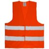 VESTĂ DE AVERTIZARE REFLECTORIZANTĂ PROKAM PORTOCALIE