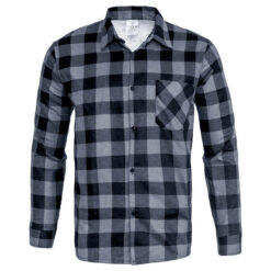 CĂMAȘĂ GRI DIN FLANEL