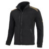 FLEECE 350G NEGRU + RANFORSAT CU CAMO