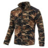 FLEECE 350G CAMO+ NEGRU RANFORSAT