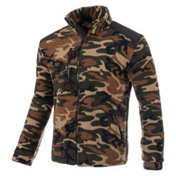 FLEECE 350G CAMO+ NEGRU RANFORSAT