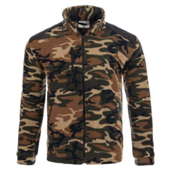 FLEECE 350G CAMO+ NEGRU RANFORSAT