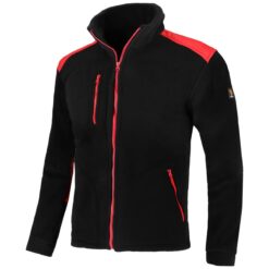 FLEECE 350 NEGRU + ROȘU