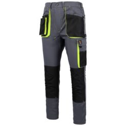 PANTALONI PROMAN STRETCH 250 WAIST GRI+GALBEN