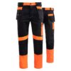 PANTALONI PROMONTER 260 TALIE NEGRI ȘI PORTOCALII HVP PANTALONI PROMONTER 260 TALIE NEGRI ȘI PORTOCALII HVP