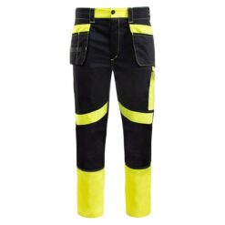 PANTALONI PROMONTER 260 TALIE NEGRU ȘI GALBEN HV