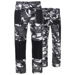 PANTALONI PROTAC CAMO GRI CU TALIE