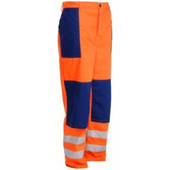 PANTALONI DE LUCRU CU VIZIBILITATE ÎNALTĂ - PORTOCALIU