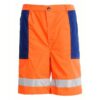 PANTALONI DE LUCRARE CU RISC RIDICAT - PORTOCALIU