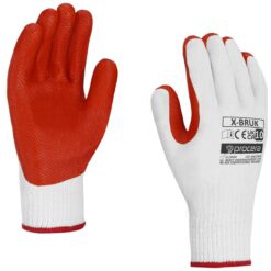MĂNUȘI DE PROTECȚIE CU ACOPERIRE CU LATEX X-BRUK MĂRIMEA 10