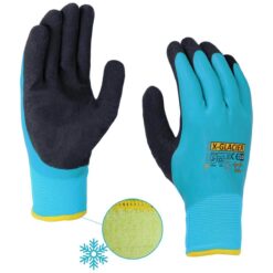 Mănuși X-GLACIER cu căptușeală acrilică și dublu strat de latex, mărimea 10