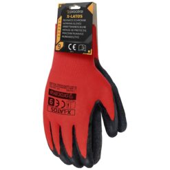 MĂNUȘI DE PROTECȚIE CU ACOPERIRE CU LATEX ȘI INEL DE AGĂȚARE X-LATOS