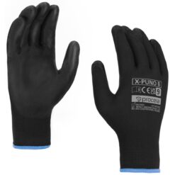 MĂNUȘI DE PROTECȚIE CU ÎNVELIT PU X-PUNO NEGRE