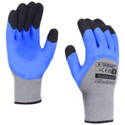 Mănuși de protecție X-TARGET acoperite cu latex