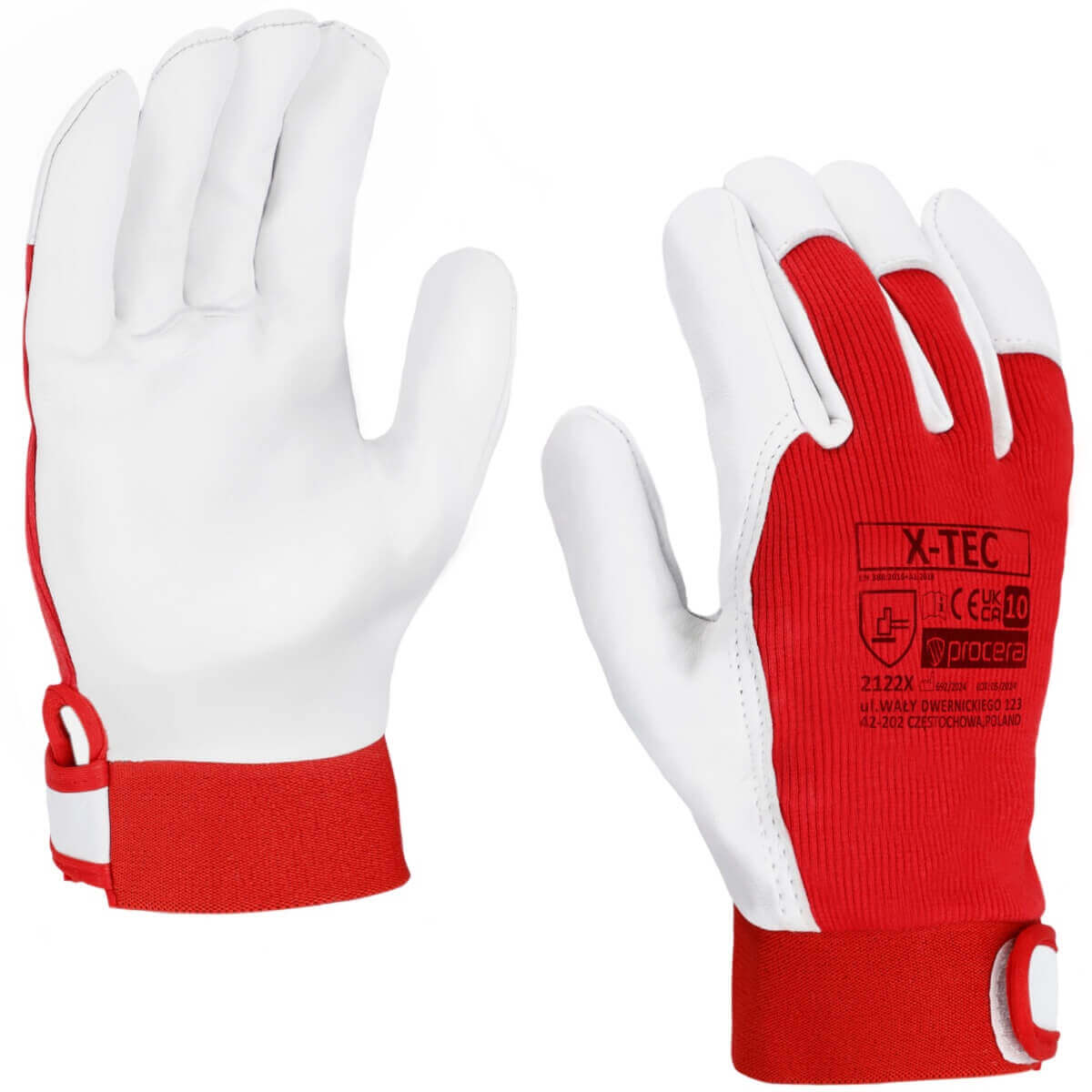 Mănuși de protecție ranforsate cu piele de capră X-TEC Mănuși de protecție ranforsate cu piele de capră X-TEC