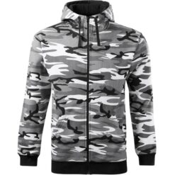 Camo Zipper C19 - Hanorac pentru bărbaţi